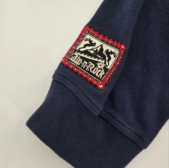 Alp n Rock Live to Ride floral Embroidered 3/4  Sleeve Top NWT - Picture 10 of 13